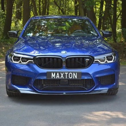 Front Lip V1 - BMW M5 F90 - Maxton Design — Hoogglans Zwart - Beamerstyling.nl
