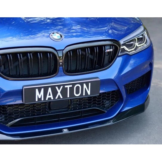 Front Lip V1 - BMW M5 F90 - Maxton Design — Hoogglans Zwart - Beamerstyling.nl