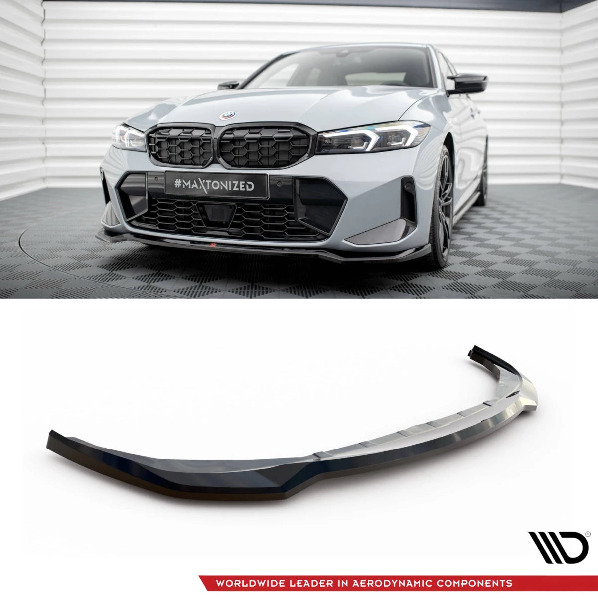 Front lip V2 - BMW G20LCI / G21LCI - M Pakket - Maxton Design | 22 - 25 - Beamerstyling.nl