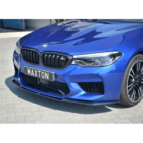Front Lip V2 - BMW M5 F90 - Maxton Design — Hoogglans Zwart - Beamerstyling.nl