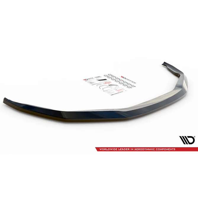 Front Lip V3 - BMW M5 F90 LCI - Maxton Design — Hoogglans Zwart - Beamerstyling.nl