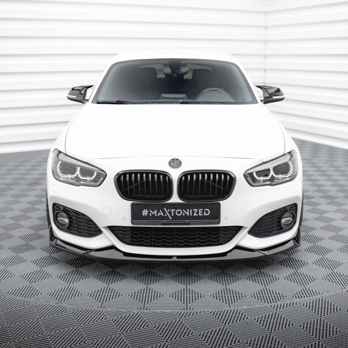 Front Lip V4 - BMW F20LCI / F21LCI - CSL Look - Hoogglans Zwart - Maxton Design | 15 - 19 - Beamerstyling.nl