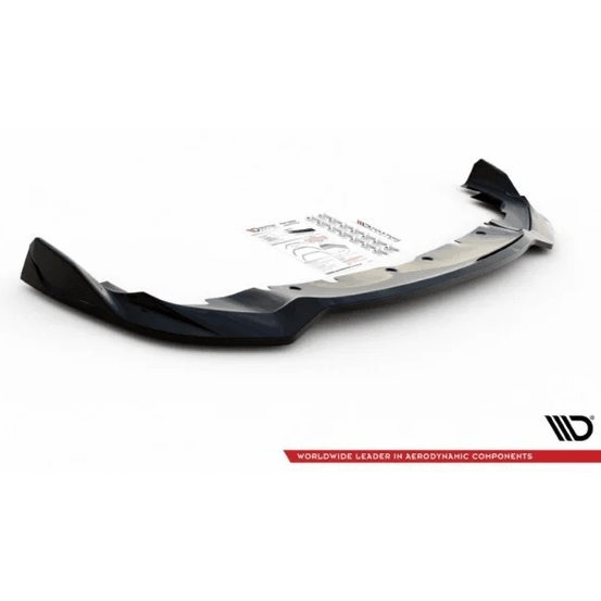 Front Lip V5 - BMW 1 Serie F40 - Hoogglans Zwart - Maxton Design - Beamerstyling.nl