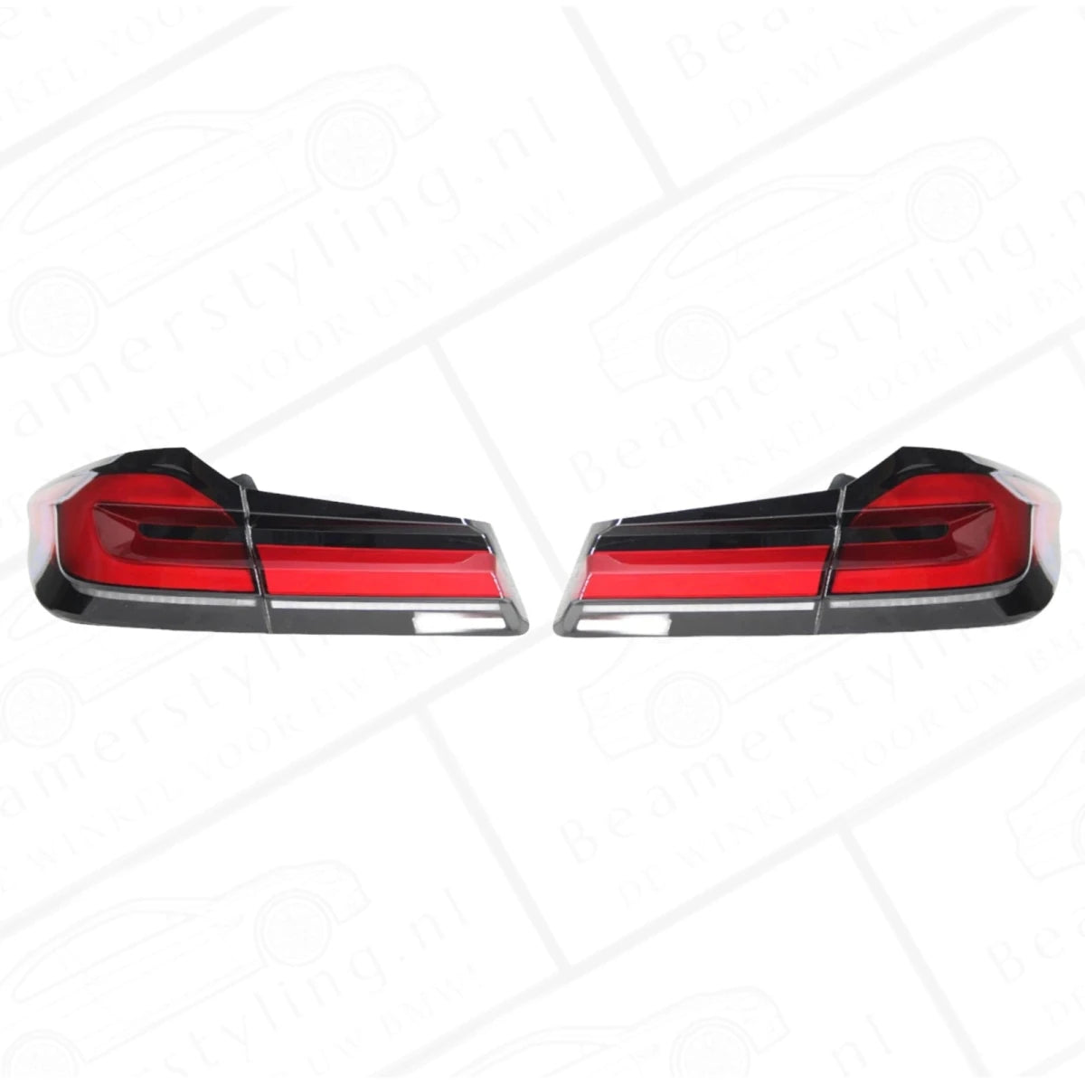 Full LED Achterlichten - BMW G30 Sedan - LCI Look - Smoke/Rood | 17-20 - Beamerstyling.nl