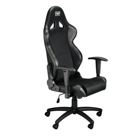 Game Stoel - Bureaustoel - Omp Racing | Diverse Kleuren — Zwart - Beamerstyling.nl
