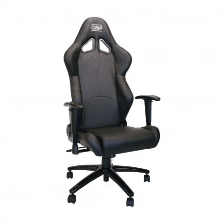 Game Stoel - Bureaustoel - Omp Racing | Diverse Kleuren — Zwart - Beamerstyling.nl