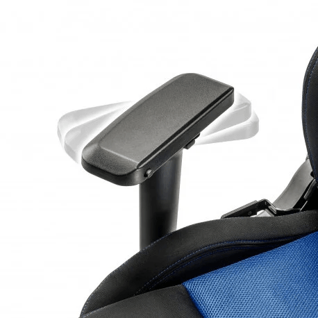 Game Stoel - Bureaustoel - Sparco - Stint | Diverse Kleuren — Zwart/Blauw - Beamerstyling.nl