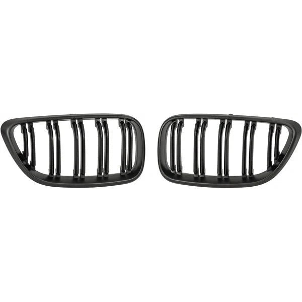 BMW 2 Serie Nieren / Grill Delen Dubbelspijls Mat Zwart F22 / F23