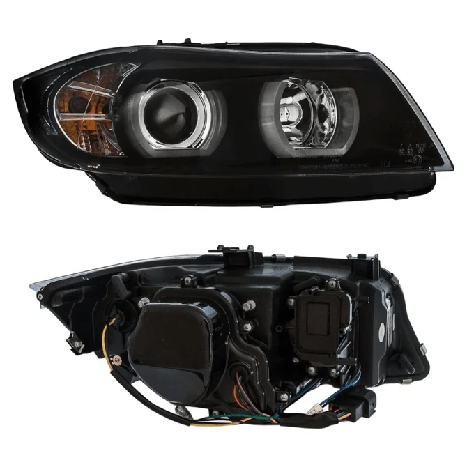 H7 Koplampen - BMW E90 / E91 - 3D LED Angel Eyes | 2005-2008 - Beamerstyling.nl