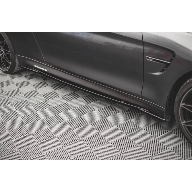 Side Skirt Extensions V2 - BMW M3 F80 & M4 F82 / F83 - Maxton Design