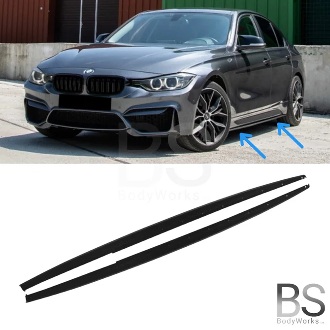 Side Skirts Extensions - BMW F30 / F31 - Voor M Pakket | 2012-2019