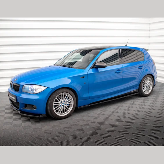 Side Skirt Extensions V2 - BMW E87 - M Pakket - Maxton Design | 2004-2012