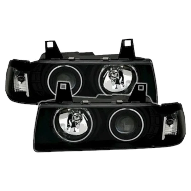Koplampen - BMW E36 Sedan / Touring / Compact - Ccfl 2D Angel Eyes | 1990-1999
