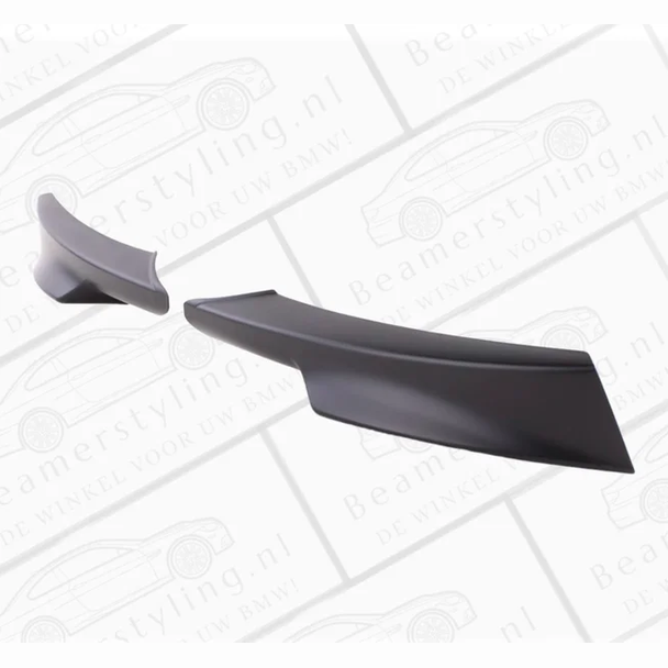 M Pakket Splitters Mat Zwart BMW E90 / E91 2008-2013
