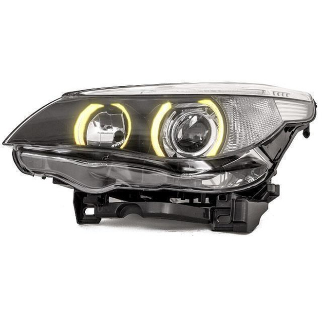 Koplamp - BMW 5 Serie E60 / E61 - Depo - D1S/H7 | 2005-2007 — Complete Set Links + Rechts