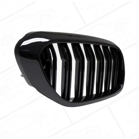 Nieren - BMW G30 / G31 - Hoogglans Zwart - Dubbelspijls | 17-20