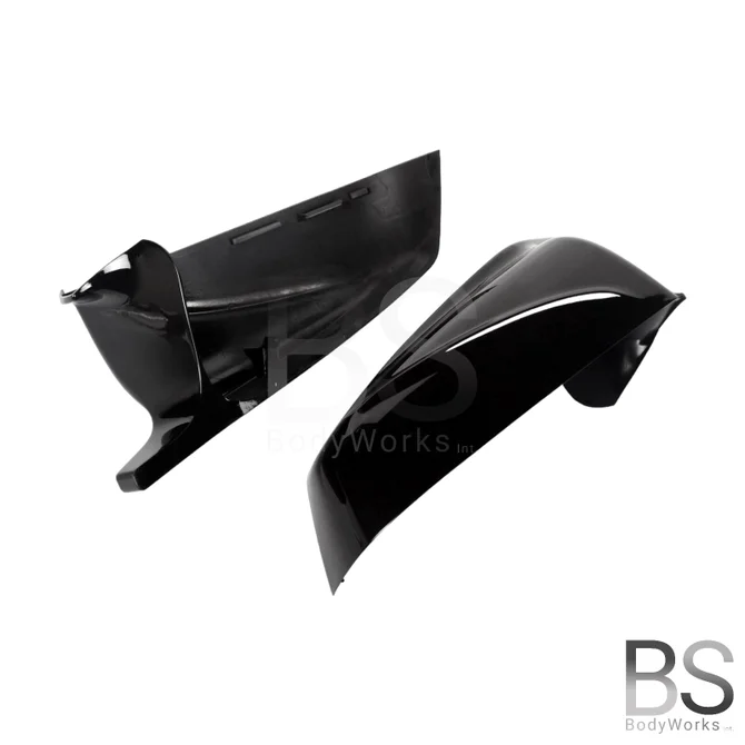 Spiegelkappen - BMW 7 Serie F01 - M Look - Hoogglans Zwart | 2008-2012