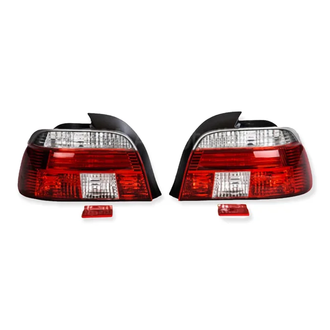 Verlichting Set Achterlichten + Beglazing + Zij-Knippers Facelift Look BMW 5 Serie E39