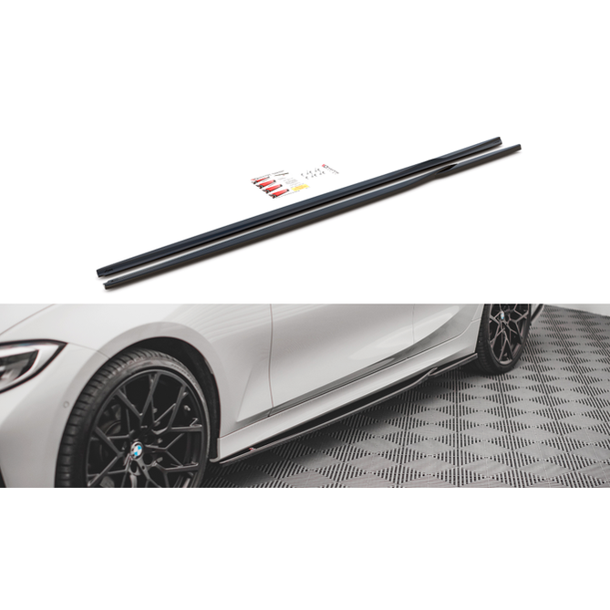 Side Skirt Extensions - BMW G20 / G21 - Maxton Design | 2019-2022