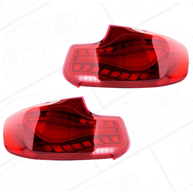 OLED Achterlichten - BMW F22 / F23 & F87 - Vol LED Dynamisch - Rood