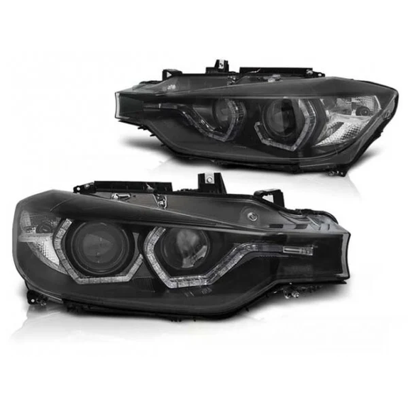 Koplampen D1S - BMW F30 / F31 - 3D LED Angel Eyes | 2012-2015