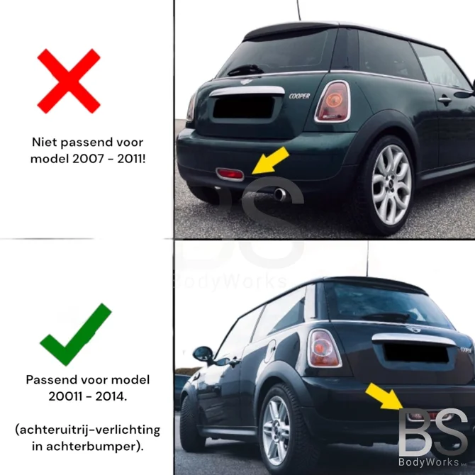 LED Achterlichten - Mini R56 R57 R58 R59 - Rood Design | 2011-2014