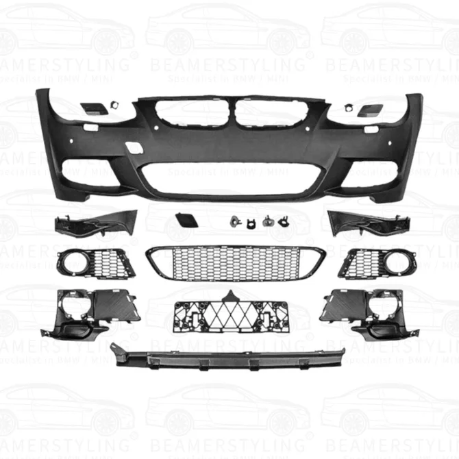 Voorbumper - BMW E92 / E93 - M Pakket Look | 2010-2014 — Met Voorbereidingen Voor Parkeersensoren