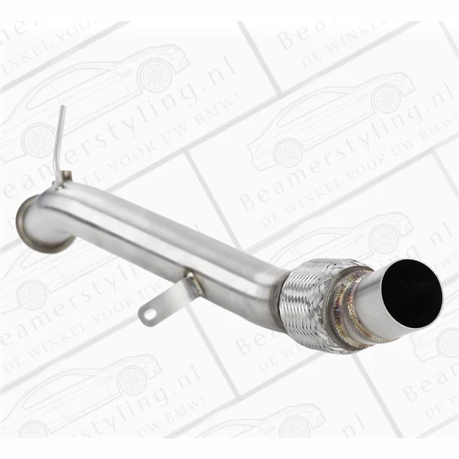 Downpipe - BMW E81 / E82 / E87 / E88 - Rvs - N47 Motor