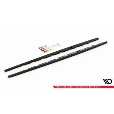 Side Skirt Extensions V1 - BMW F40 - Hoogglans Zwart - Maxton Design