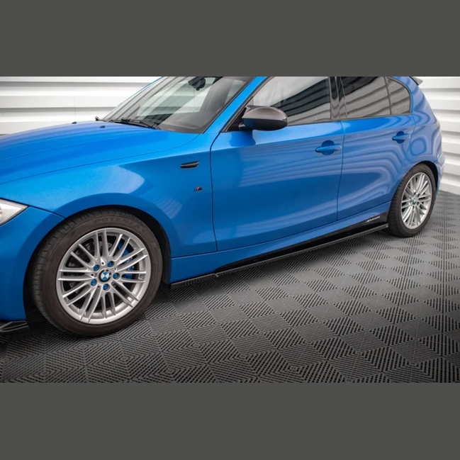 Side Skirt Extensions V2 - BMW E87 - M Pakket - Maxton Design | 2004-2012