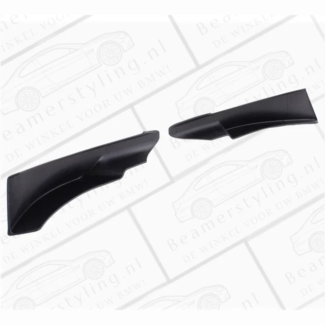 M Pakket Splitters Mat Zwart BMW E90 / E91 2008-2013