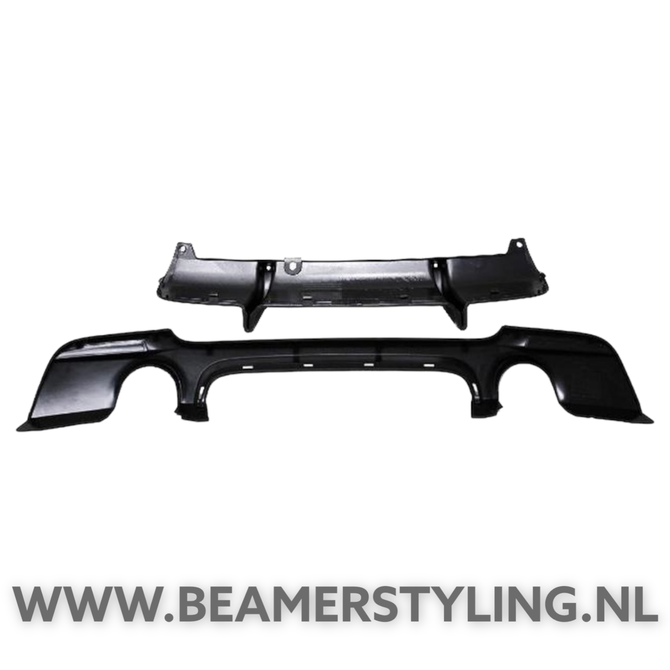 M Performance Look Diffuser Mat Zwart 335I BMW E92 / E93