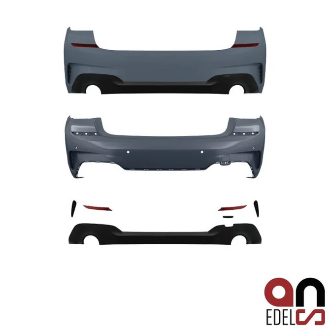 M Sport Pakket Look Achterbumper BMW 3 Serie G20 Sedan — Diffuser 330I M Sport Look