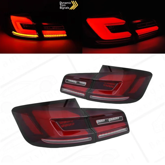 LED Achterlichten - BMW F10 Sedan - G30 Look - Rood/Smoke | 10-17