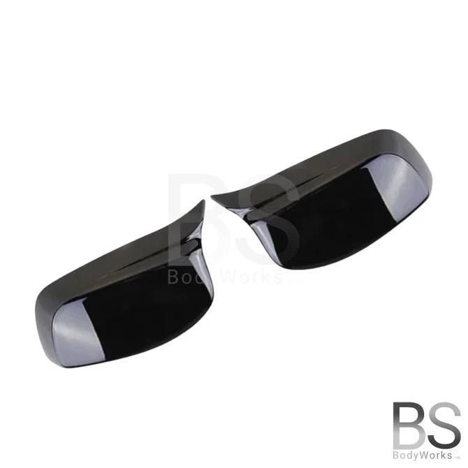 Spiegelkappen - BMW E60 / E61 - M Optiek - Hoogglans Zwart | 2003-2007