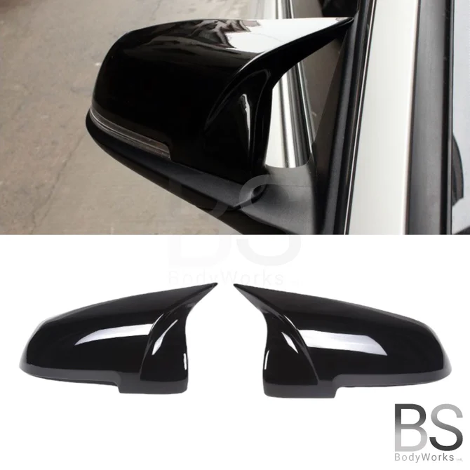 Spiegelkappen - BMW F01 / F02 - M Look - Hoogglans Zwart | 2012-2015