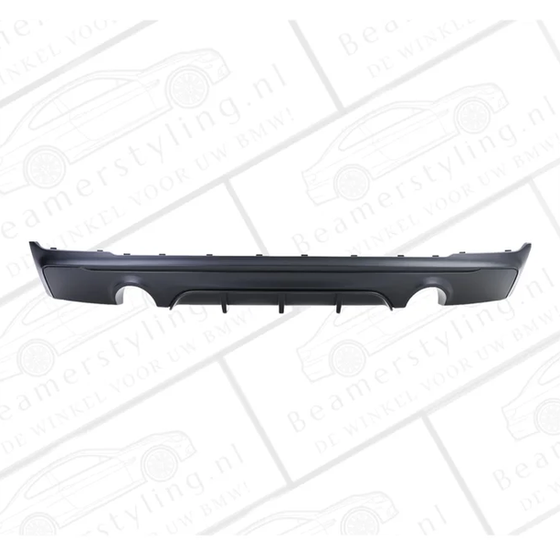 Performance Diffuser M235I M240I BMW F22 / F23 Mat Zwart