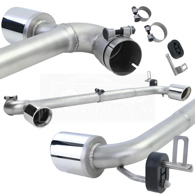 Uitlaat Conversie Kit - BMW F30 / F31 - 316 318 320 - Ombouw 335I / 340I Rvs