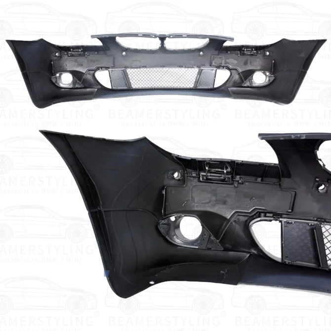 Voorbumper - BMW E60 / E61 - M Pakket Look | 2003-2007 — Zonder Parkeersensoren Voorbereiding