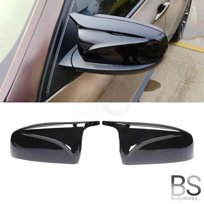 Spiegelkappen - BMW E70 / E71 - M Look - Hoogglans Zwart | 2007-2014
