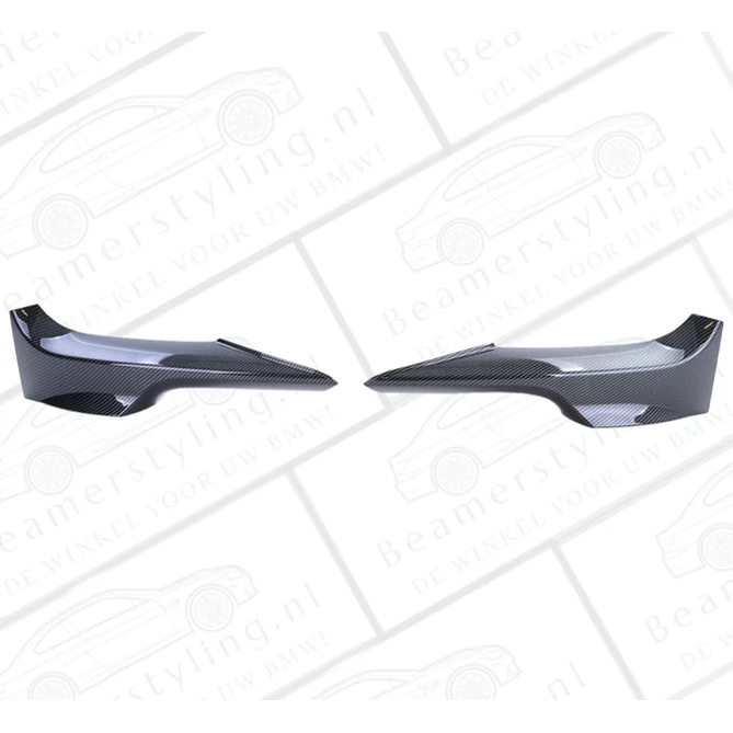 Splitters - BMW E92 / E93 - Voor M Pakket - Carbon Look | 2006-2010