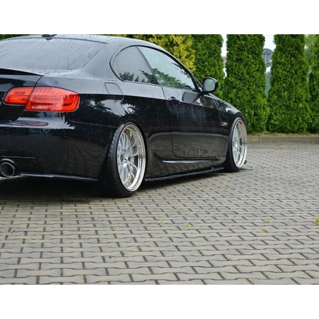 Side Skirt Extensions - BMW E92 / E93 - M Pakket - Maxton Design | 06-14 — Glanzend Zwart