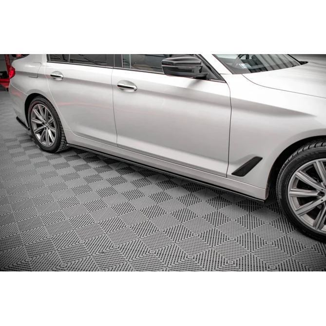 Side Skirt Extensions - BMW G30 / G31 - Maxton Design — Hoogglans Zwart