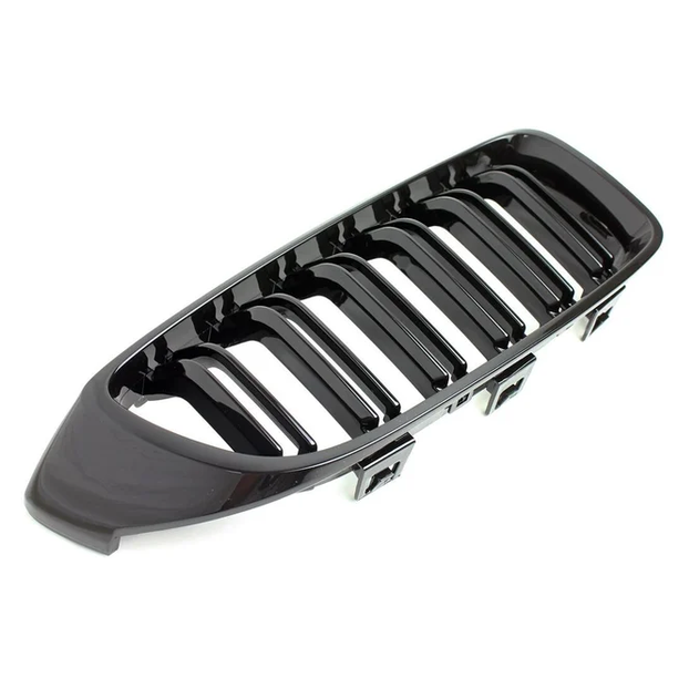 Nieren - BMW F32 / F33 / F36 -  Hoogglans Zwart - Dubbele Spijlen