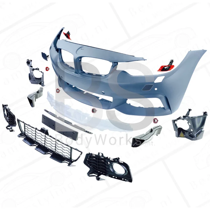 Voorbumper - BMW 4 Serie F32 / F33 & F36 - M Pakket Look Met PDC