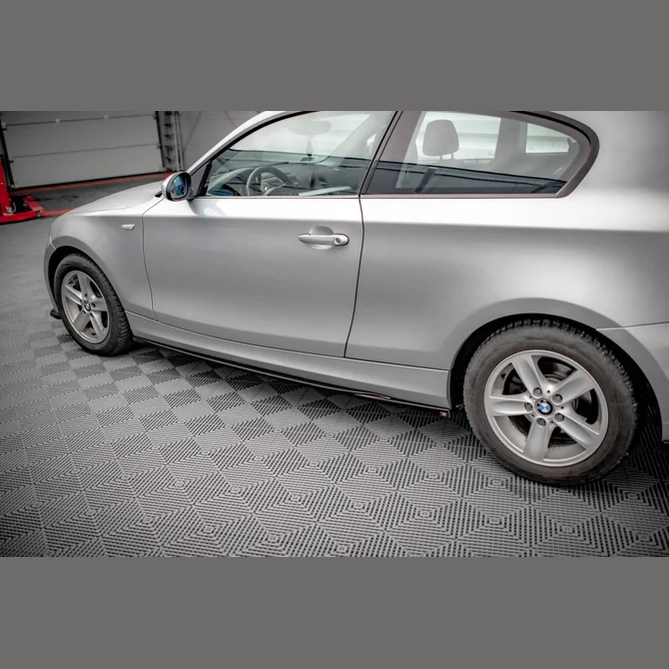 Side Skirt Extensions V2 - BMW E81 / E82 / E88 - Maxton Design | 2007-2012