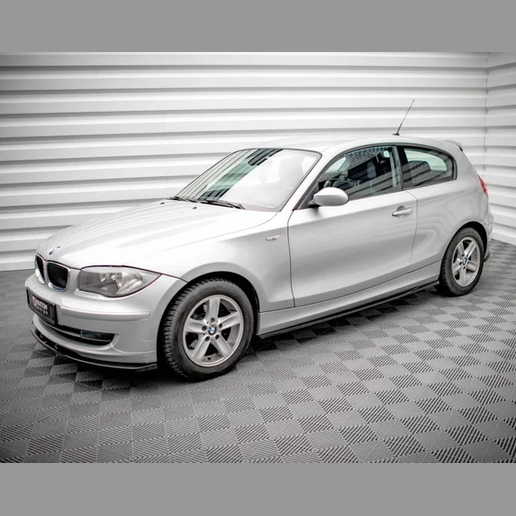 Side Skirt Extensions V2 - BMW E81 / E82 / E88 - Maxton Design | 2007-2012