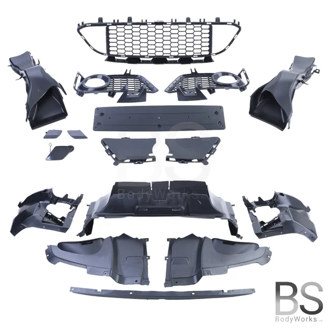 Voorbumper - BMW F30 / F31 - M Pakket Look - Met PDC | 12-15