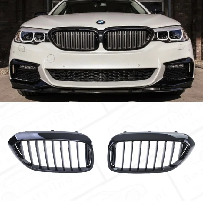 Nieren - BMW G30 / G31 - Hoogglans Zwart | 17-20