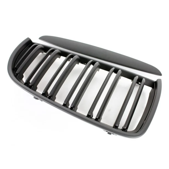 Nieren - BMW E90 / E91 - Mat Zwart - Dubbele Spijlen | 05-08